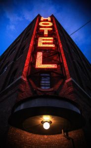 Hotel sign